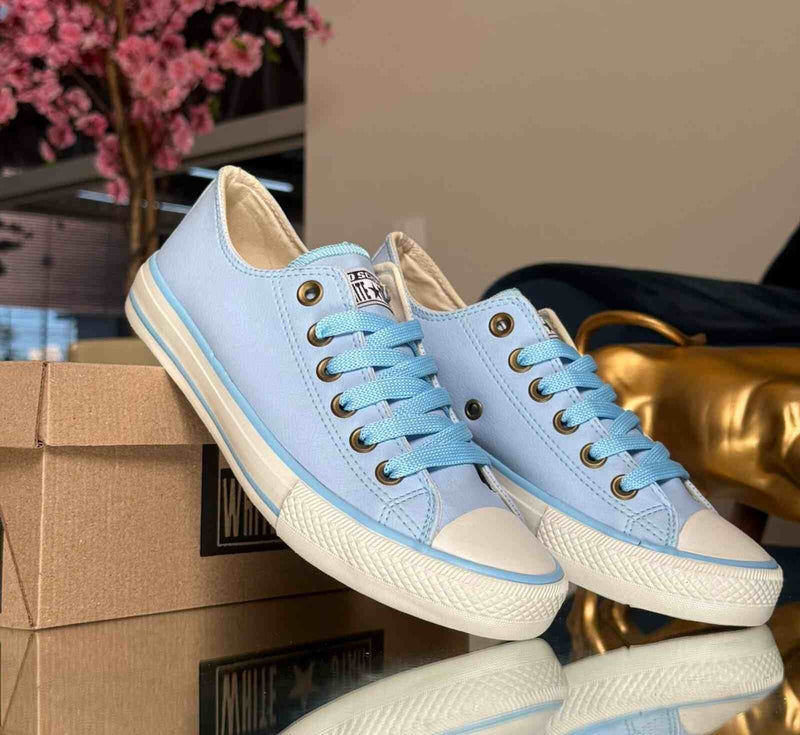 Tênis All Star Azul Bebê Courino Premium