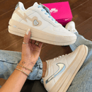 Nike Air Force Love Azul Feminino Premium - Loja Menina Maluca
