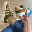 Tênis Adidas Super Star Camurça Caramelo Premium - Loja Menina Maluca