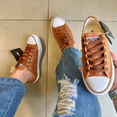 Tênis All Star Caramelo Courino Premium - Loja Menina Maluca