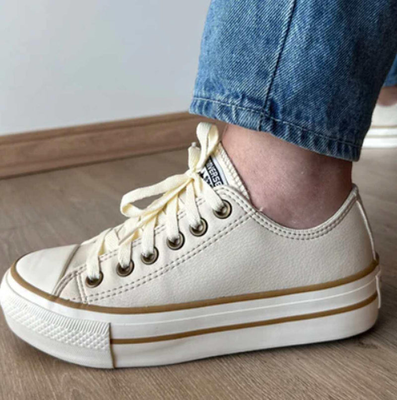 Tênis All Star Plataforma Areia Premium - Loja Menina Maluca