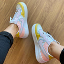 Tênis Nike Air Force 1 Amarelo e Rosa Feminino Premium - Loja Menina Maluca