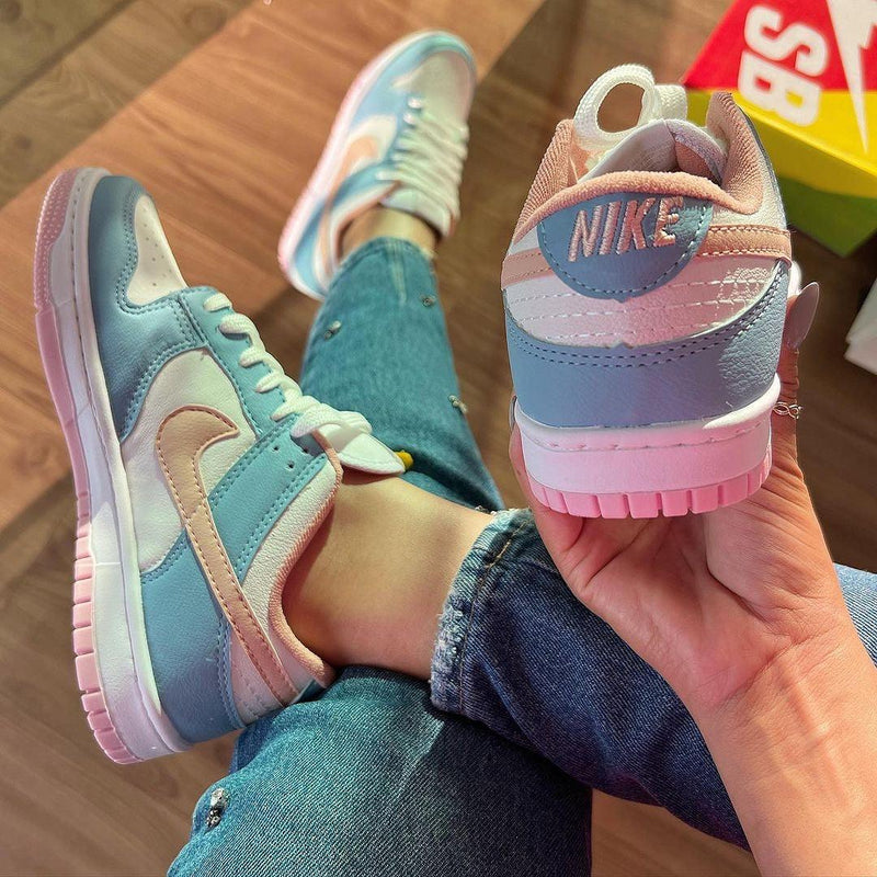 Nike Dunk Low Tenis Nike Rosa Bebe Tênis Nike Dunk Azul E Rosa