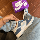 Tênis Nike Dunk Low Azul Glíter Jeans Premium - Loja Menina Maluca