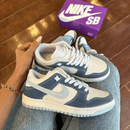 Tênis Nike Dunk Low Azul Glíter Jeans Premium - Loja Menina Maluca