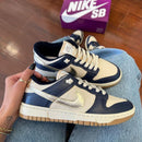Tênis Nike Dunk SB Azul Dourado Premium - Loja Menina Maluca