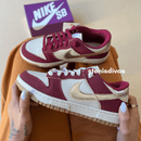 Tênis Nike Dunk SB Bordo Ouro Light Premium - Loja Menina Maluca