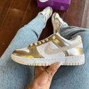 Tênis Nike Dunk SB Branco Ouro Premium - Loja Menina Maluca