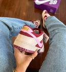 Tênis Nike SB Dunk Bordo Rosa Premium - Loja Menina Maluca