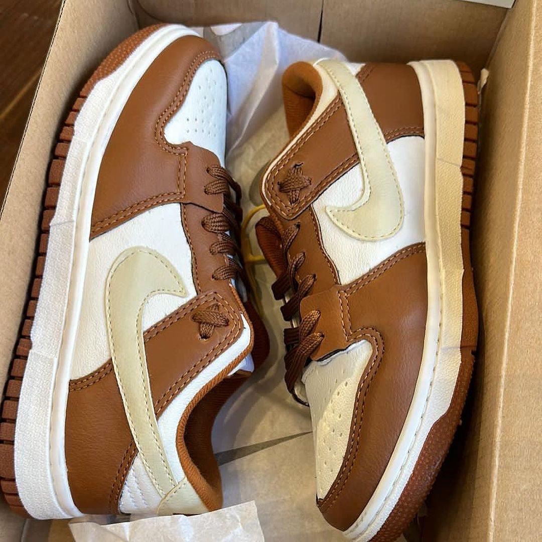 Tênis Nike SB Dunk Marrom e Branco Unissex Premium - Loja Menina Maluca