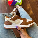 Tênis Nike SB Dunk Marrom e Branco Unissex Premium - Loja Menina Maluca